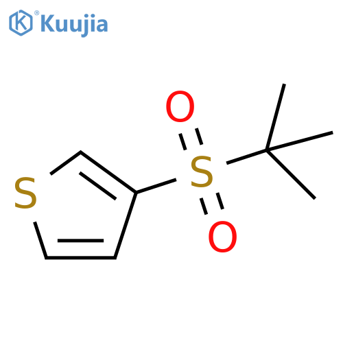 Thiophene, 3-[(1,1-dimethylethyl)sulfonyl]- structure