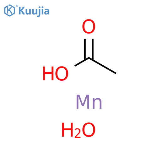 Triacetoxymanganese dihydrate structure