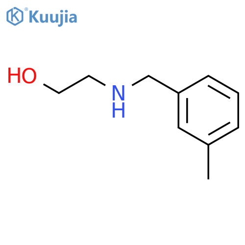 2-{(3-methylphenyl)methylamino}ethan-1-ol structure