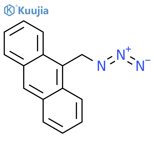 Anthracene, 9-(azidomethyl)- structure