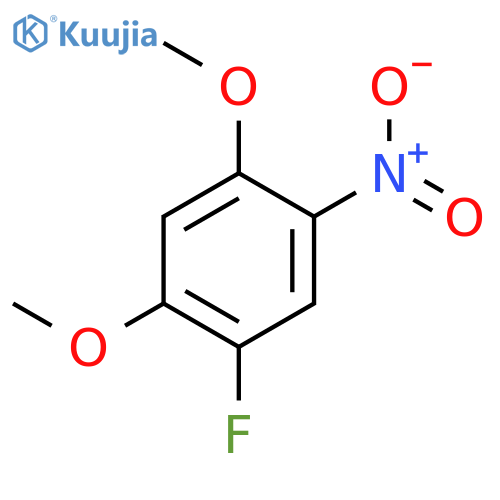 2,4-Dimethoxy-5-fluoronitrobenzene structure