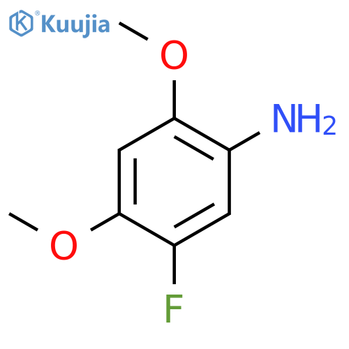 5-Fluoro-2,4-dimethoxyaniline structure