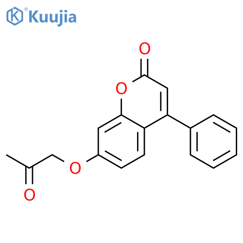 7-(2-Oxopropoxy)-4-phenyl-2H-chromen-2-one structure