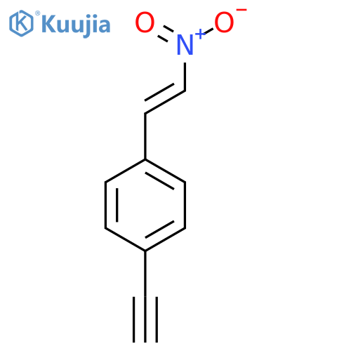 1-ethynyl-4-(2-nitroethenyl)benzene structure