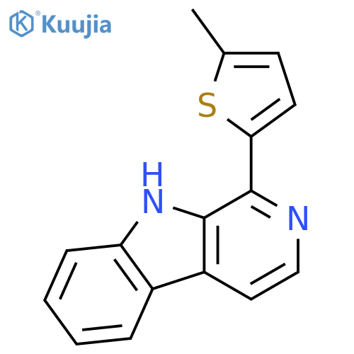9H-Pyrido[3,4-b]indole, 1-(5-methyl-2-thienyl)- structure