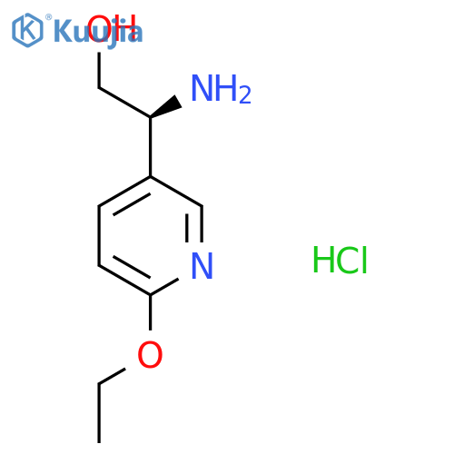 (S)-2-Amino-2-(6-ethoxypyridin-3-yl)ethanol hydrochloride structure