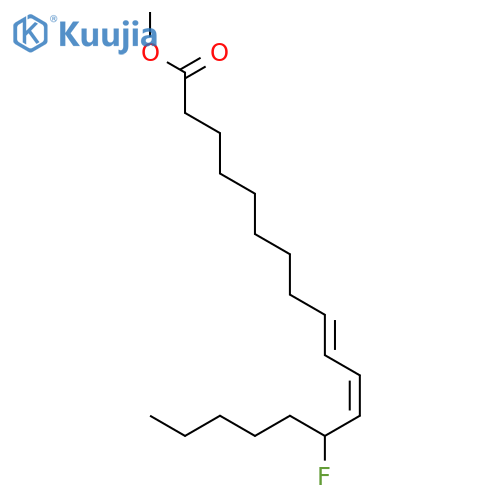 9,11-Octadecadienoic acid, 13-fluoro-, methyl ester, (E,Z)- structure