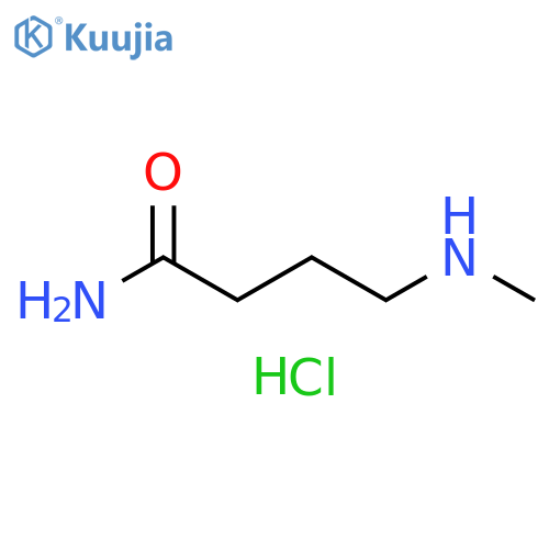 4-(Methylamino)butanamide Hydrochloride structure