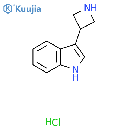 3-(Azetidin-3-yl)-1H-indole hydrochloride structure