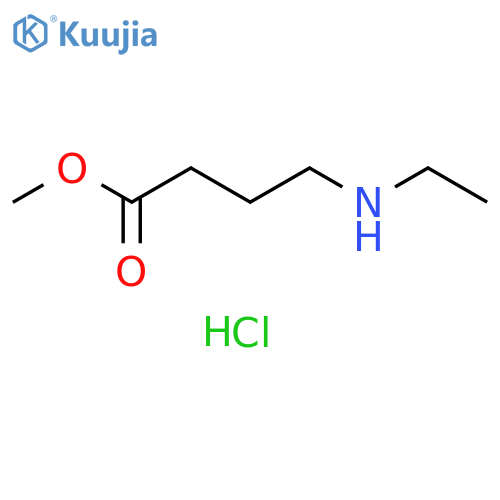 Methyl 4-(ethylamino)butanoate hydrochloride structure
