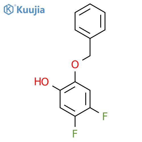 2-(Benzyloxy)-4,5-difluorophenol structure
