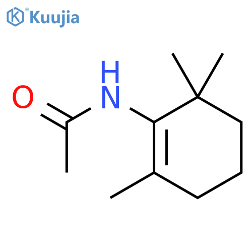 Acetamide, N-(2,6,6-trimethyl-1-cyclohexen-1-yl)- structure