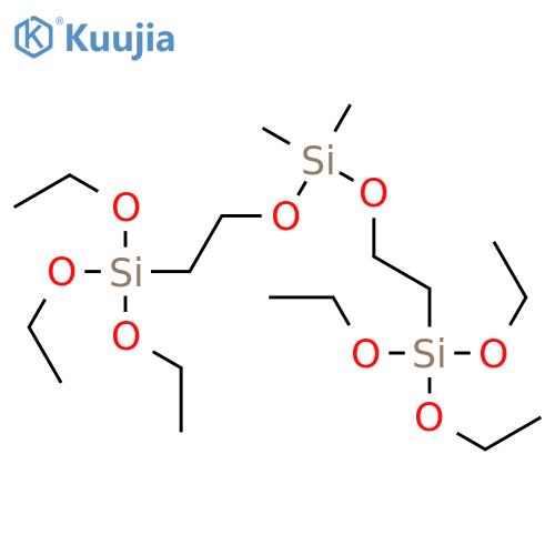 triethoxysilylethyl terminated polydimethylsiloxanes structure