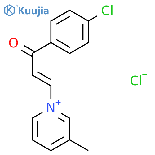 N-(1e)-3-(4-Chlorophenyl)-3-Oxoprop-1-En-1-Yl-3-Methylpyridinium Chloride structure
