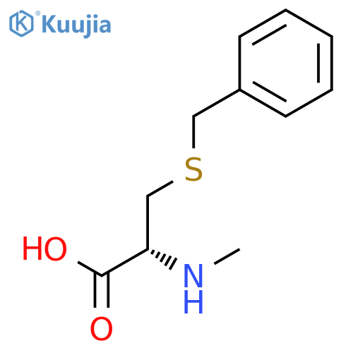 S-Benzyl-N-methyl-L-cysteine structure