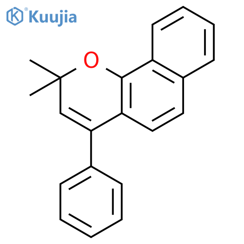 2H-Naphtho[1,2-b]pyran, 2,2-dimethyl-4-phenyl- structure