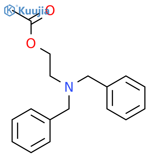 Ethanol,2-[bis(phenylmethyl)amino]-, 1-acetate structure