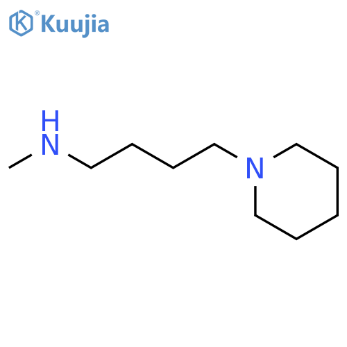 1-Piperidinebutanamine, N-methyl- structure