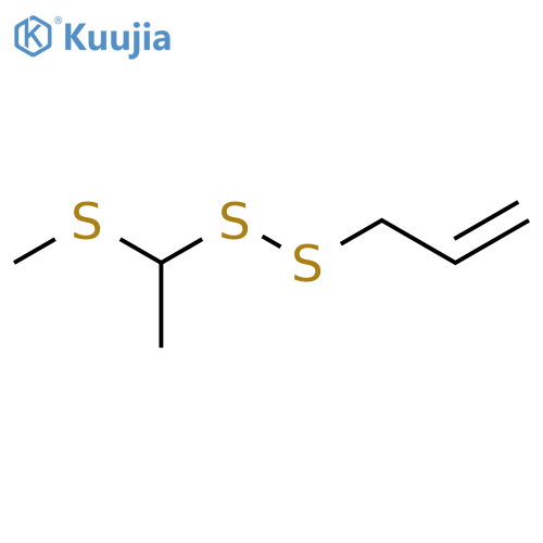 1-(Methylthio)ethyl 2-propenyl disulfide structure