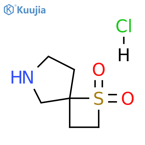 1λ?-thia-7-azaspiro[3.4]octane 1,1-dioxide;hydrochloride structure