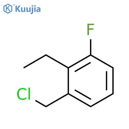 2-Ethyl-3-fluorobenzyl chloride structure
