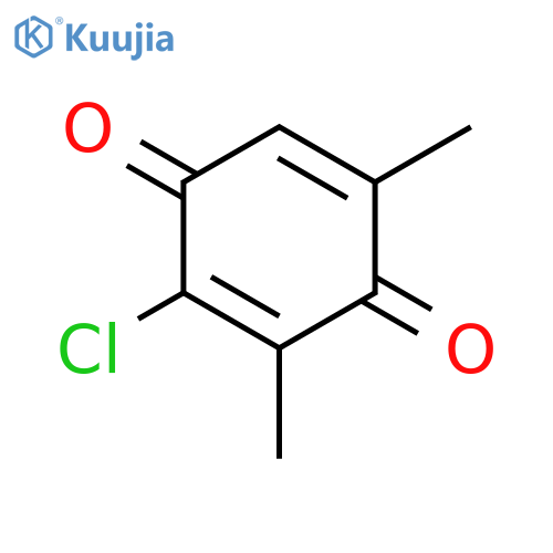 2,5-Cyclohexadiene-1,4-dione, 2-chloro-3,5-dimethyl- structure