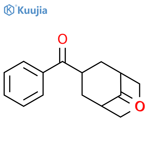 7-Benzoyl-3-oxabicyclo[3.3.1]nonan-9-one structure