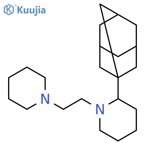 Piperidine, 1-[2-(1-piperidinyl)ethyl]-2-tricyclo[3.3.1.13,7]dec-1-yl- structure