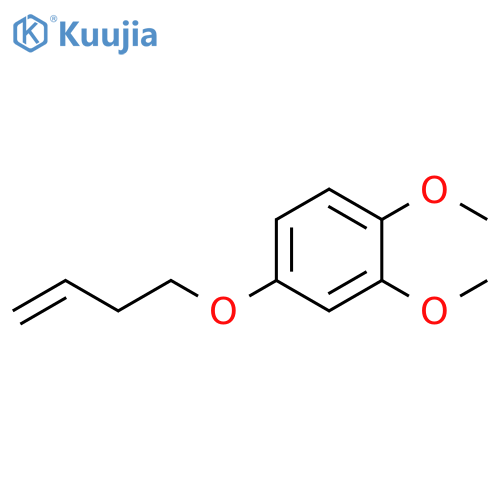 Benzene, 4-(3-butenyloxy)-1,2-dimethoxy- structure