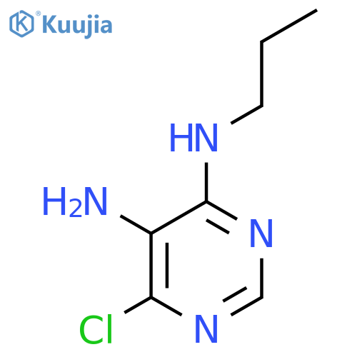 6-chloro-4-N-propylpyrimidine-4,5-diamine structure