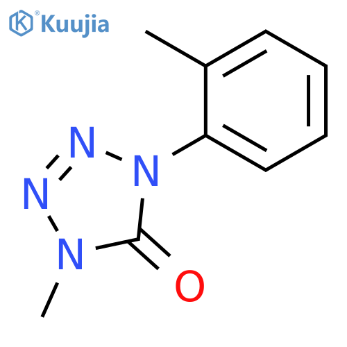 5H-Tetrazol-5-one, 1,4-dihydro-1-methyl-4-(2-methylphenyl)- structure
