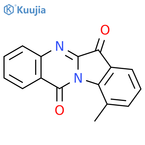 Indolo[2,1-b]quinazoline-6,12-dione, 10-methyl- structure
