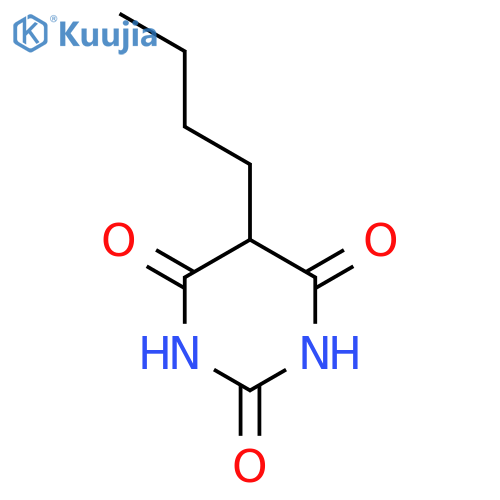 2,4,6(1H,3H,5H)-Pyrimidinetrione,5-butyl- structure