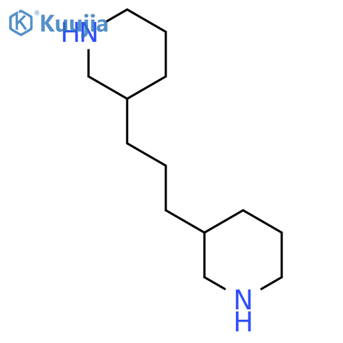 3-3-(piperidin-3-yl)propylpiperidine structure