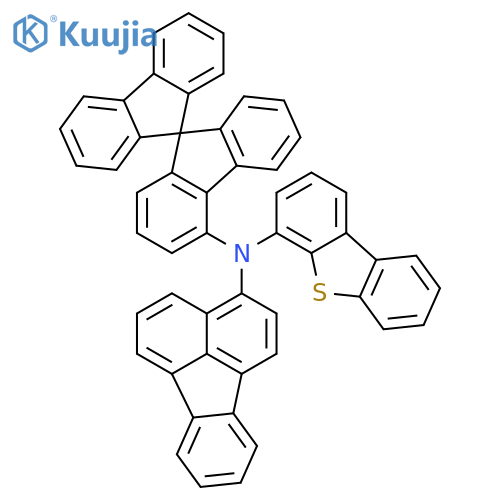 4-Dibenzothiophenamine, N-3-fluoranthenyl-N-9,9'-spirobi[9H-fluoren]-4-yl- structure