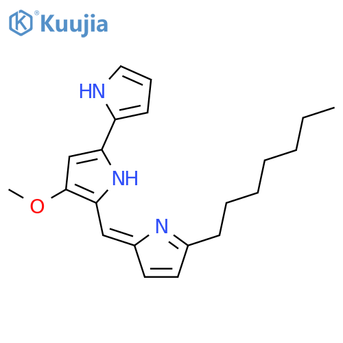 2,2'-Bi-1H-pyrrole, 5-[(5-heptyl-2H-pyrrol-2-ylidene)methyl]-4-methoxy- structure