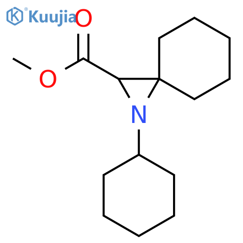 1-Azaspiro[2.5]octane-2-carboxylic acid, 1-cyclohexyl-, methyl ester structure