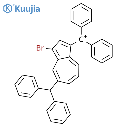 Methylium, [3-bromo-5-(diphenylmethyl)-1-azulenyl]diphenyl- structure