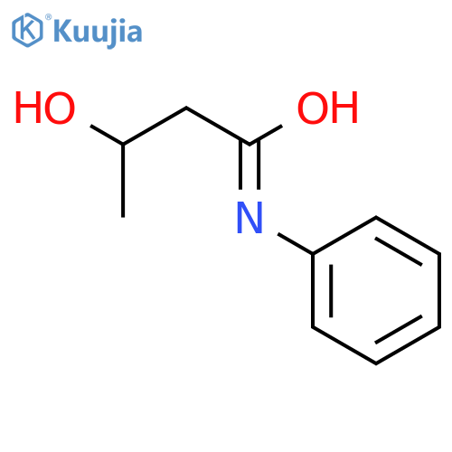 3-Hydroxybutyranilide structure