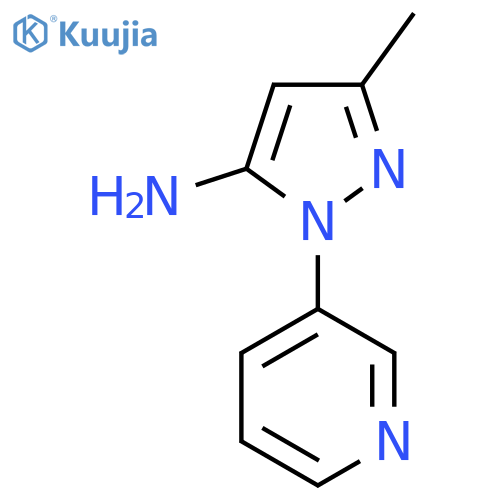 3-Methyl-1-(pyridin-3-yl)-1H-pyrazol-5-amine structure