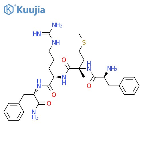 L-Phenylalaninamide, L-phenylalanyl-2-methyl-L-methionyl-L-arginyl- structure