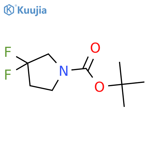 tert-Butyl 3,3-difluoropyrrolidine-1-carboxylate structure