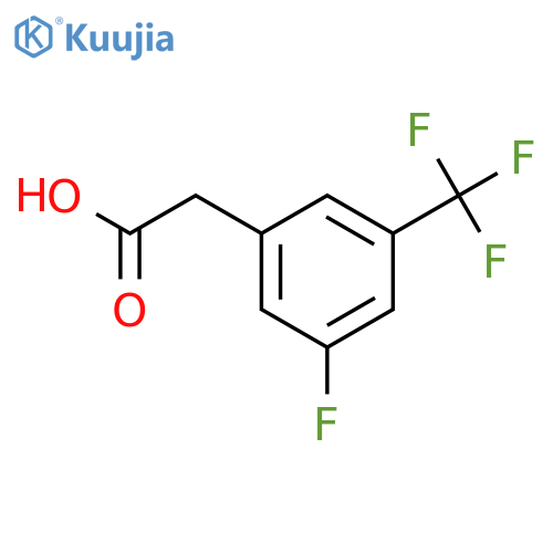 3-Fluoro-5-(trifluoromethyl)phenylacetic acid structure