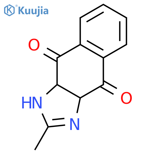 1H-Naphth[2,3-d]imidazole-4,9-dione, 3a,9a-dihydro-2-methyl- structure