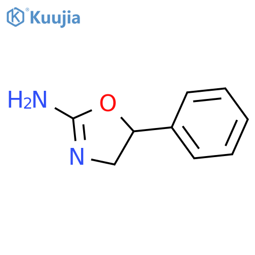 2-Oxazolamine, 4,5-dihydro-5-phenyl-, (5R)- structure