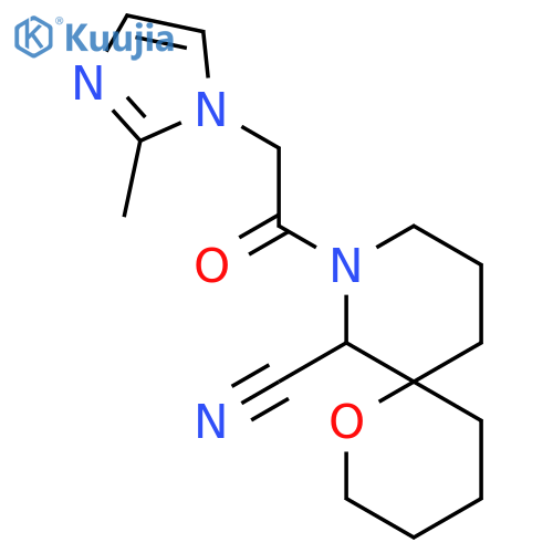 8-[2-(2-Methyl-1h-imidazol-1-yl)acetyl]-1-oxa-8-azaspiro[5.5]undecane-7-carbonitrile structure
