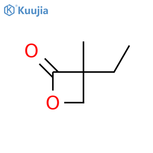 2-Oxetanone, 3-ethyl-3-methyl- structure