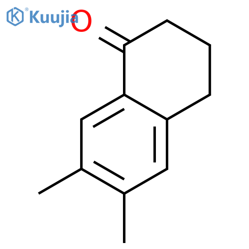 6,7-Dimethyl-1-tetralone structure