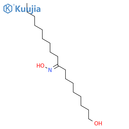 9-Octadecanone, 1-hydroxy-, oxime structure