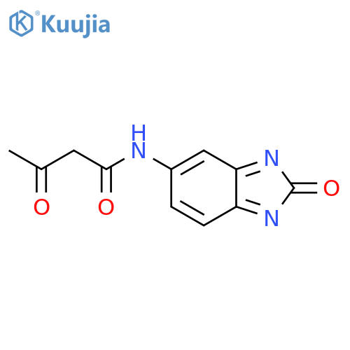 Butanamide,3-oxo-N-(2-oxo-2H-benzimidazol-5-yl)- structure
